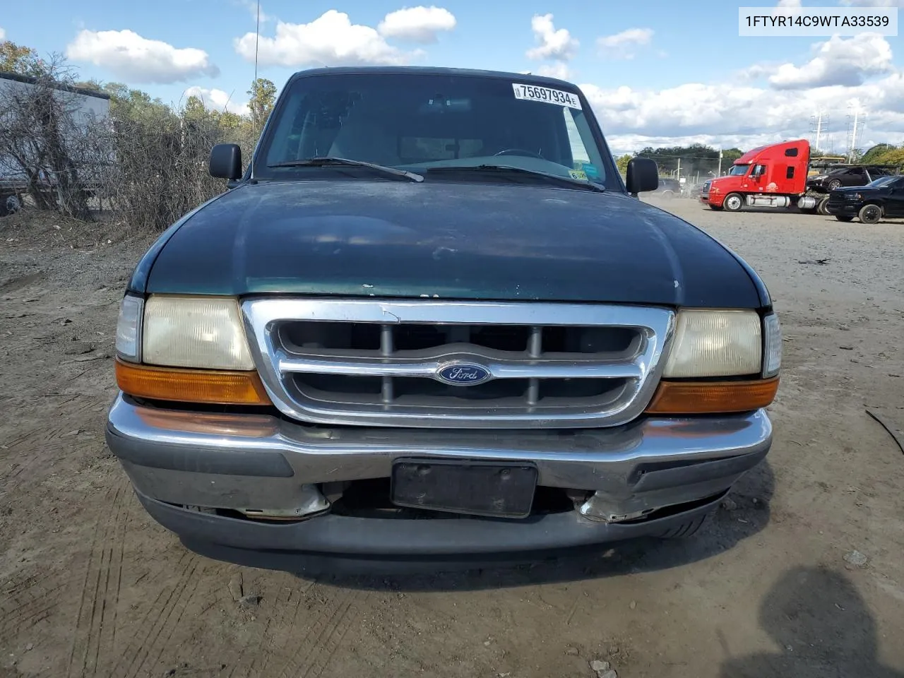 1998 Ford Ranger Super Cab VIN: 1FTYR14C9WTA33539 Lot: 75697934