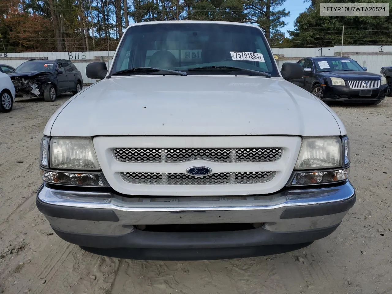 1998 Ford Ranger VIN: 1FTYR10U7WTA26524 Lot: 75791864