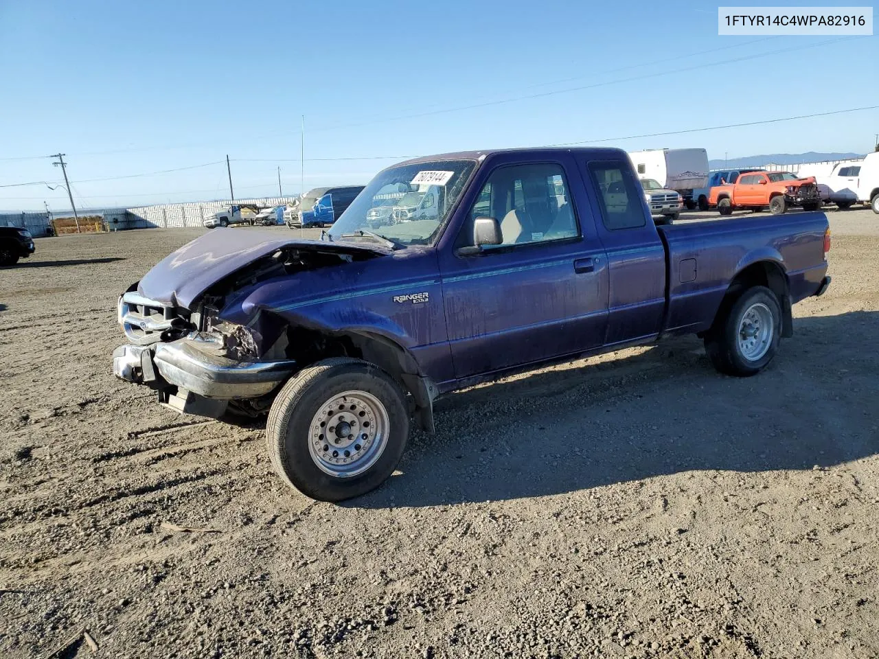 1998 Ford Ranger Super Cab VIN: 1FTYR14C4WPA82916 Lot: 76079144