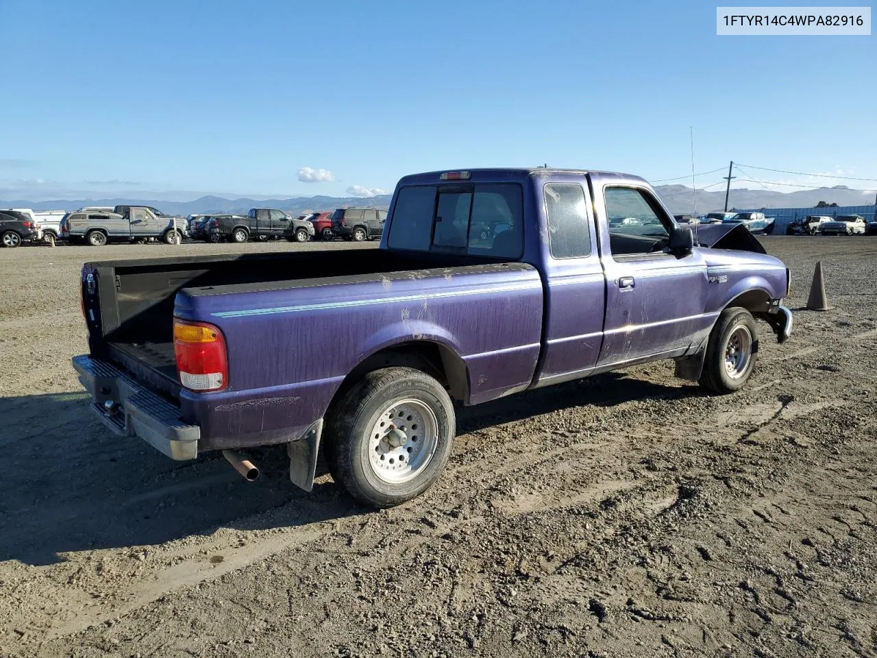 1998 Ford Ranger Super Cab VIN: 1FTYR14C4WPA82916 Lot: 76079144