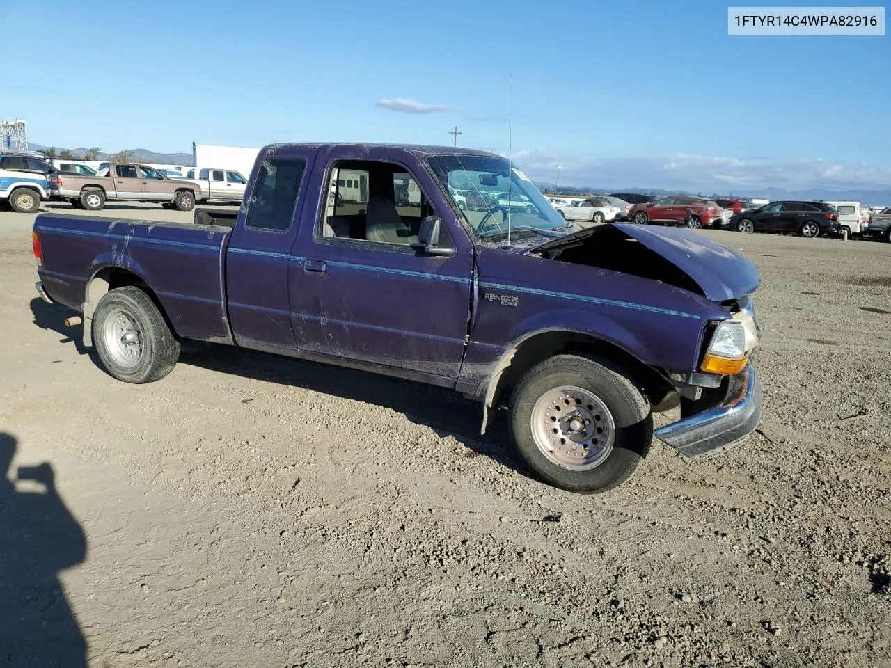 1998 Ford Ranger Super Cab VIN: 1FTYR14C4WPA82916 Lot: 76079144