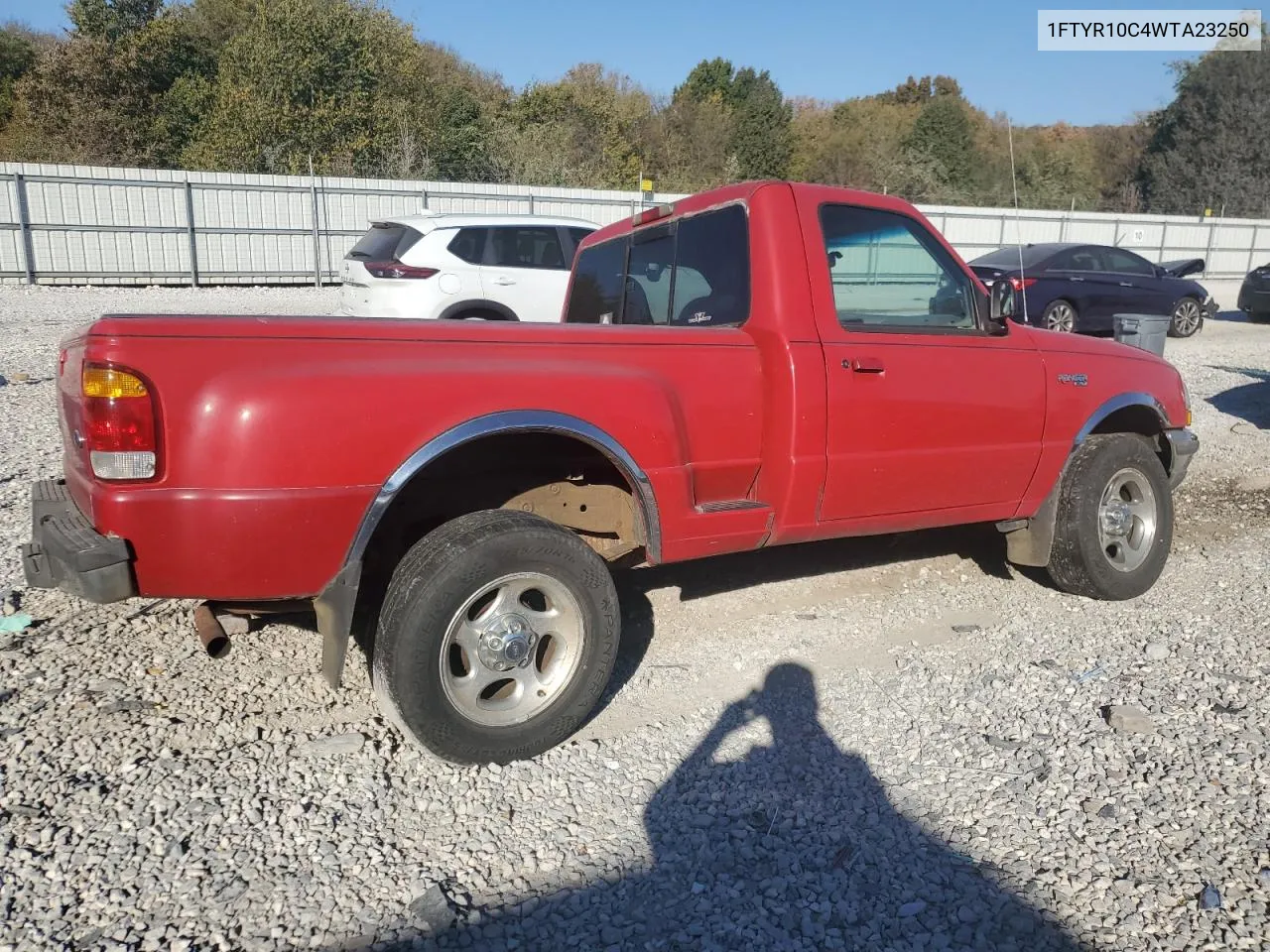 1998 Ford Ranger VIN: 1FTYR10C4WTA23250 Lot: 76722264