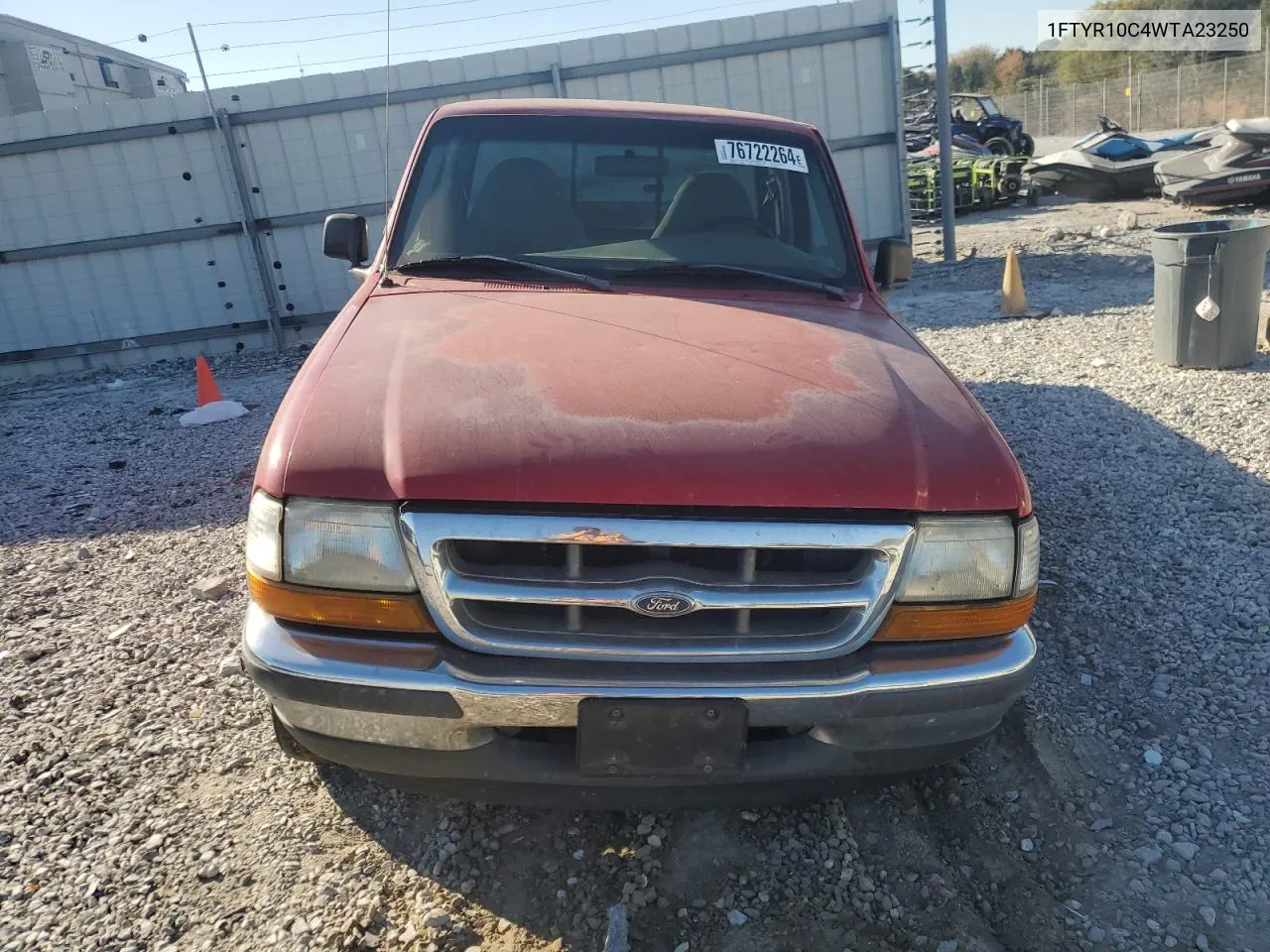 1998 Ford Ranger VIN: 1FTYR10C4WTA23250 Lot: 76722264