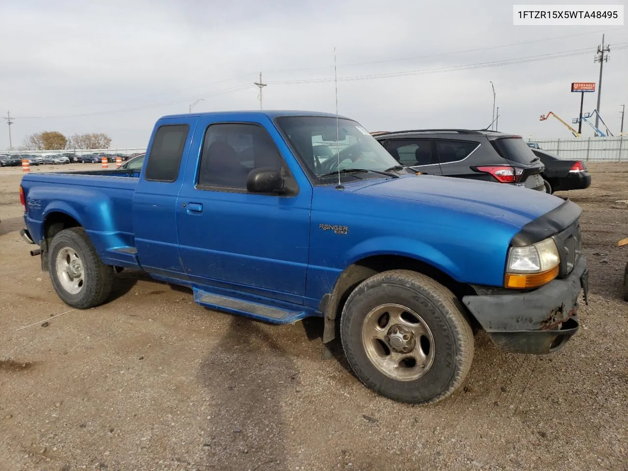 1998 Ford Ranger Super Cab VIN: 1FTZR15X5WTA48495 Lot: 77653254