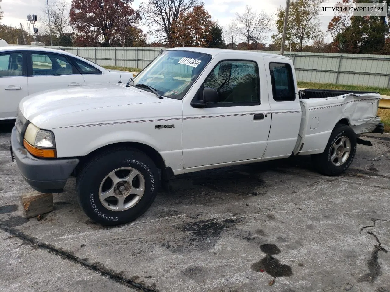 1998 Ford Ranger Super Cab VIN: 1FTYR14U2WPB12424 Lot: 77777524