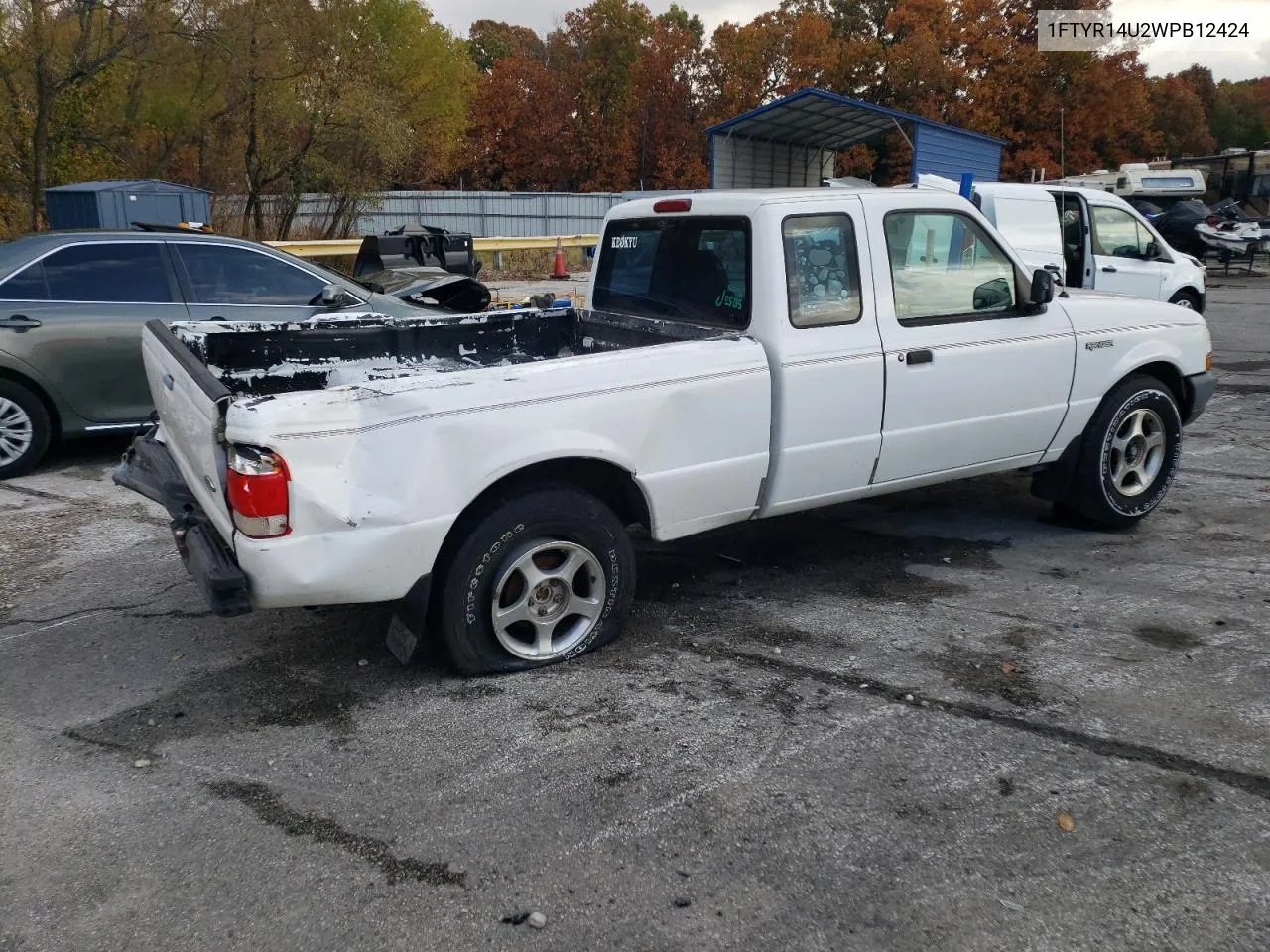 1998 Ford Ranger Super Cab VIN: 1FTYR14U2WPB12424 Lot: 77777524