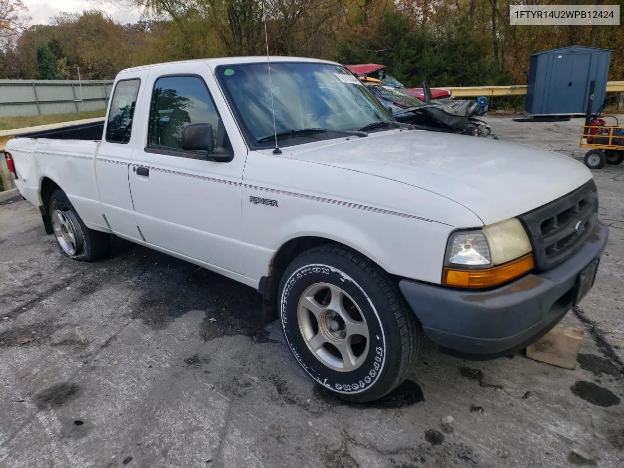 1998 Ford Ranger Super Cab VIN: 1FTYR14U2WPB12424 Lot: 77777524