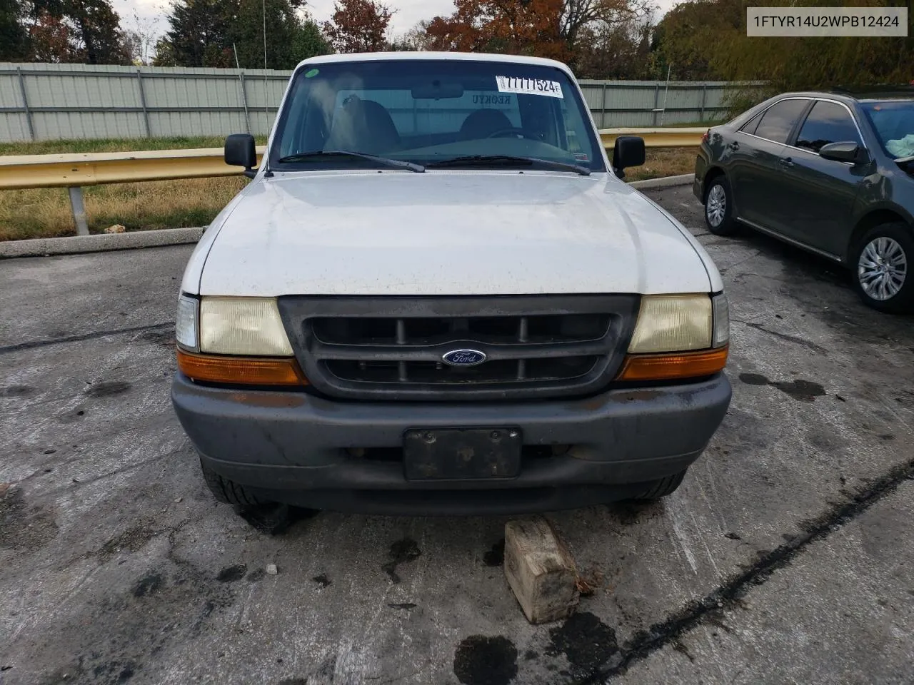 1998 Ford Ranger Super Cab VIN: 1FTYR14U2WPB12424 Lot: 77777524