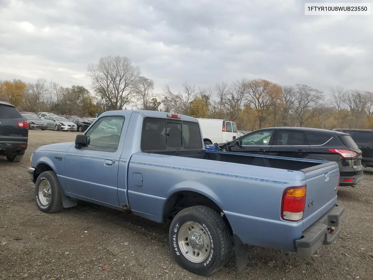 1998 Ford Ranger VIN: 1FTYR10U8WUB23550 Lot: 78037724