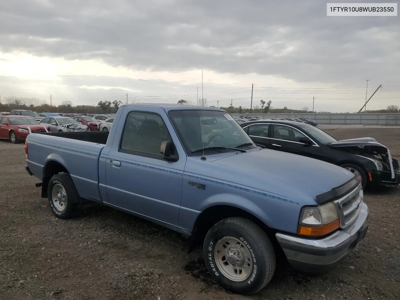 1998 Ford Ranger VIN: 1FTYR10U8WUB23550 Lot: 78037724