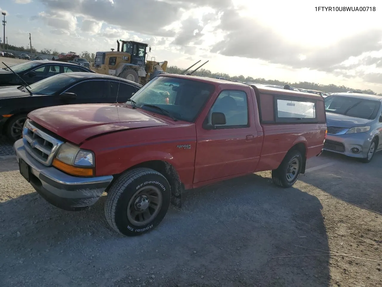 1998 Ford Ranger VIN: 1FTYR10U8WUA00718 Lot: 78620844