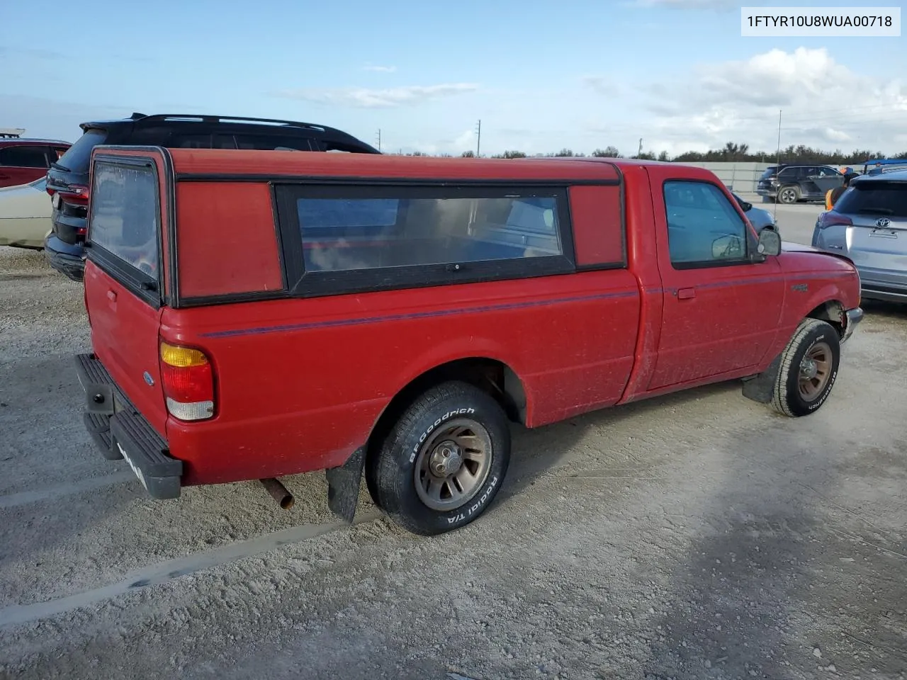 1998 Ford Ranger VIN: 1FTYR10U8WUA00718 Lot: 78620844