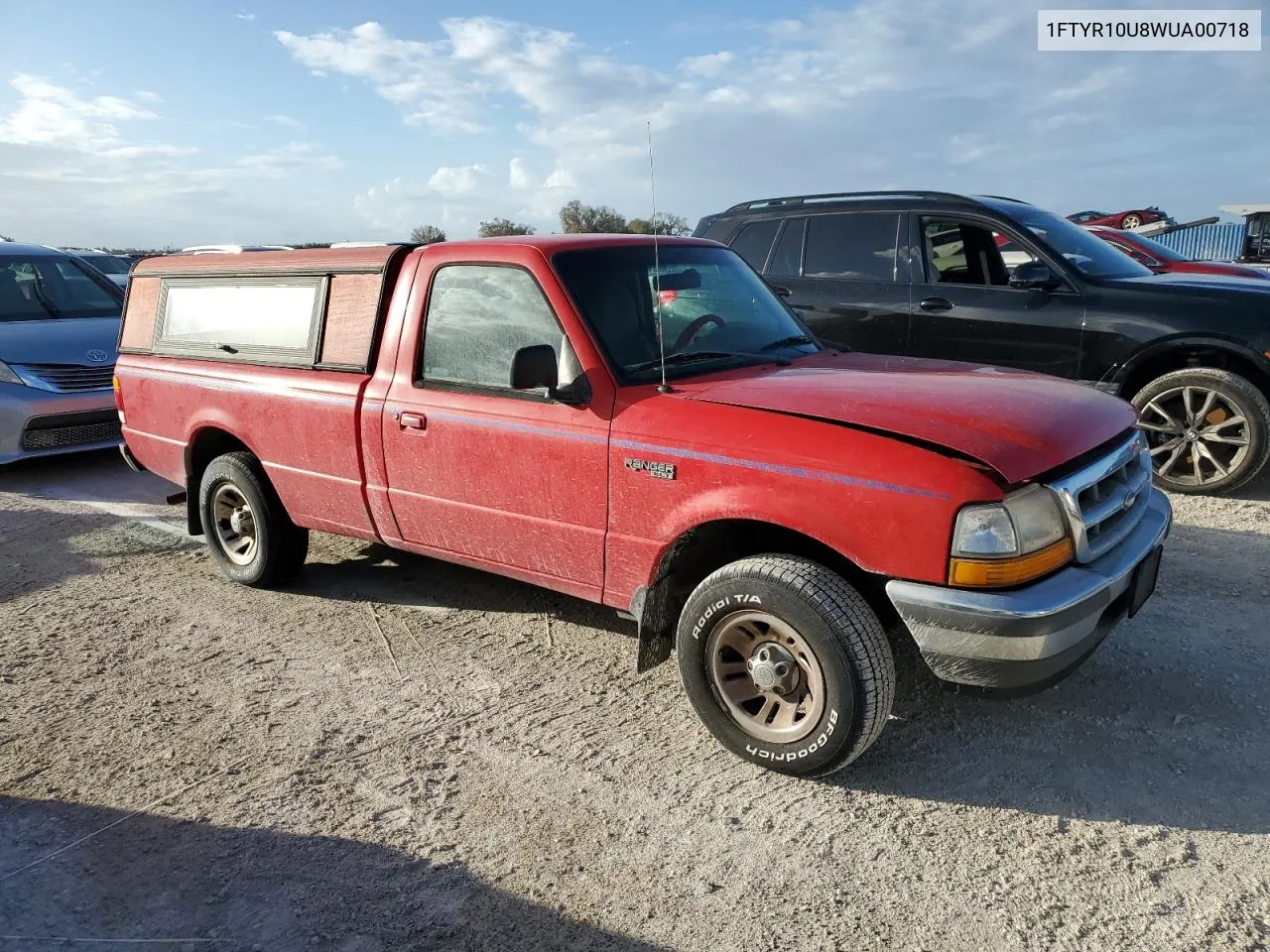 1998 Ford Ranger VIN: 1FTYR10U8WUA00718 Lot: 78620844