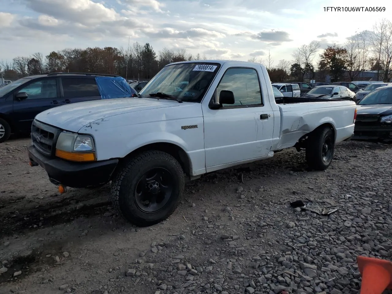 1998 Ford Ranger VIN: 1FTYR10U6WTA06569 Lot: 79088814