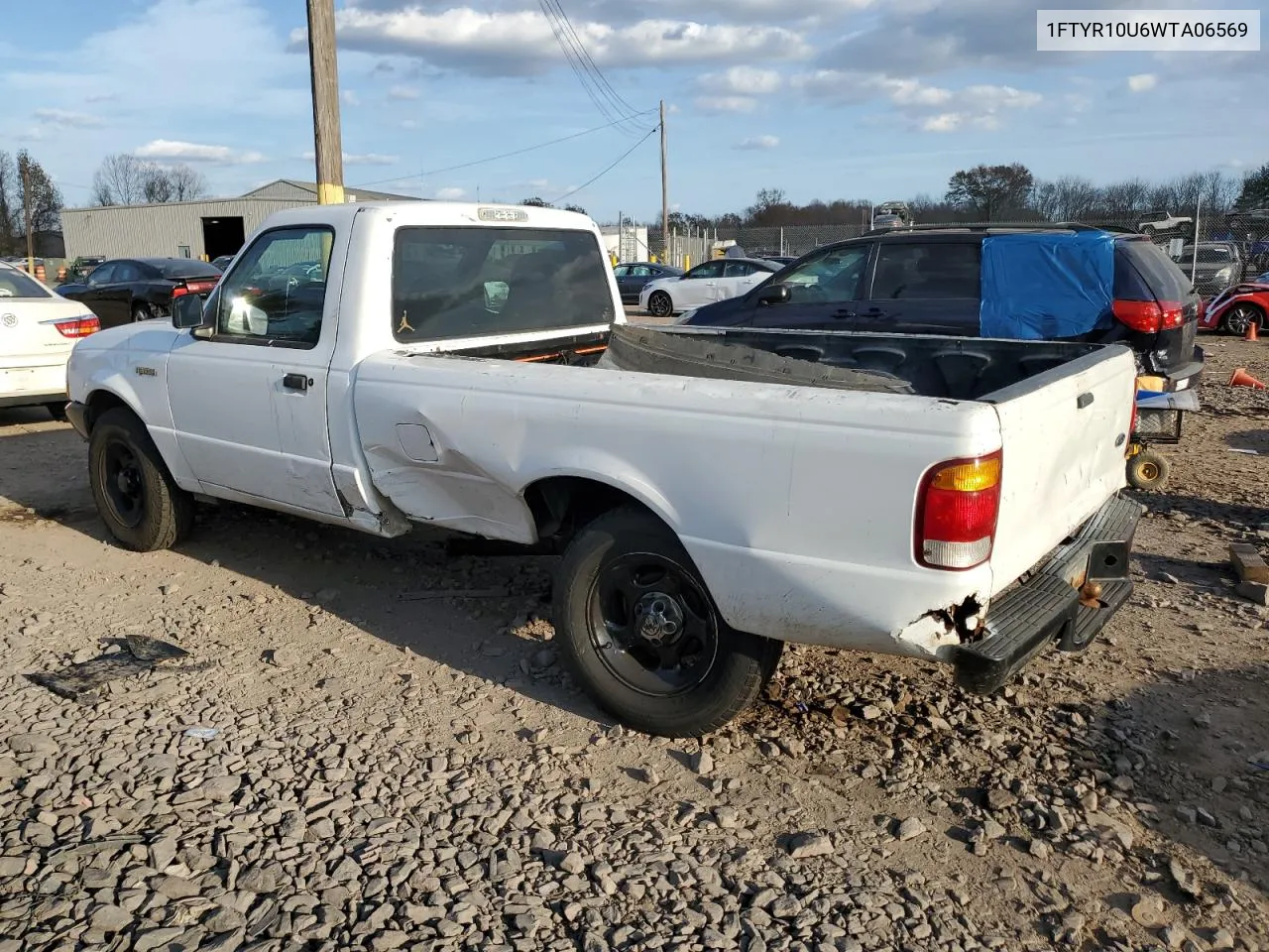 1998 Ford Ranger VIN: 1FTYR10U6WTA06569 Lot: 79088814