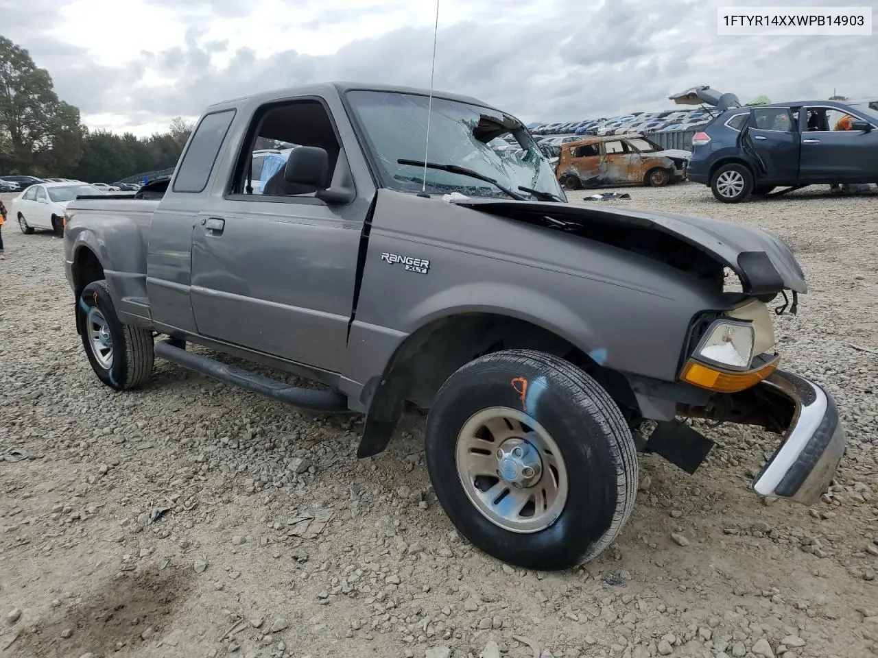 1998 Ford Ranger Super Cab VIN: 1FTYR14XXWPB14903 Lot: 79212194