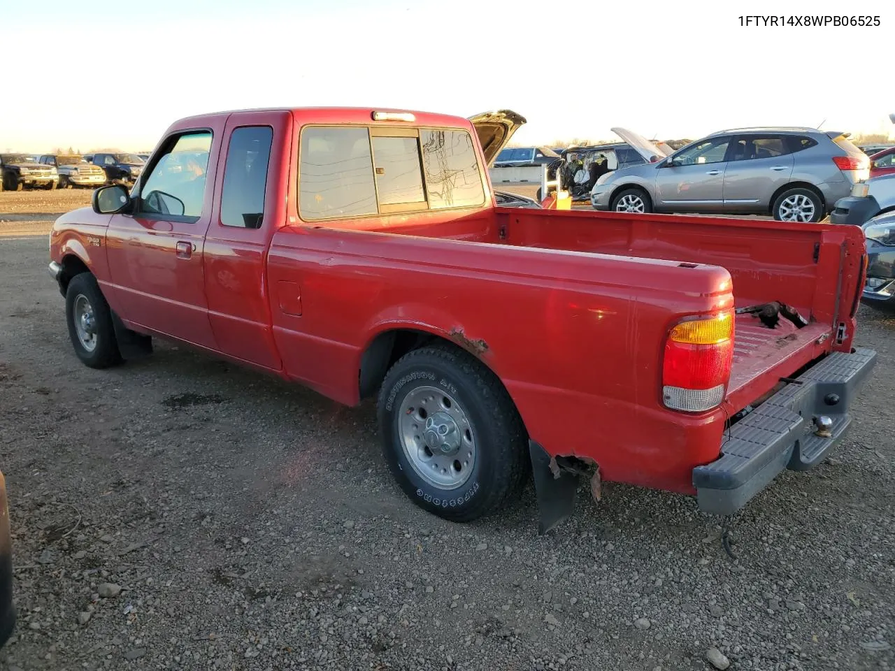 1998 Ford Ranger Super Cab VIN: 1FTYR14X8WPB06525 Lot: 80308694