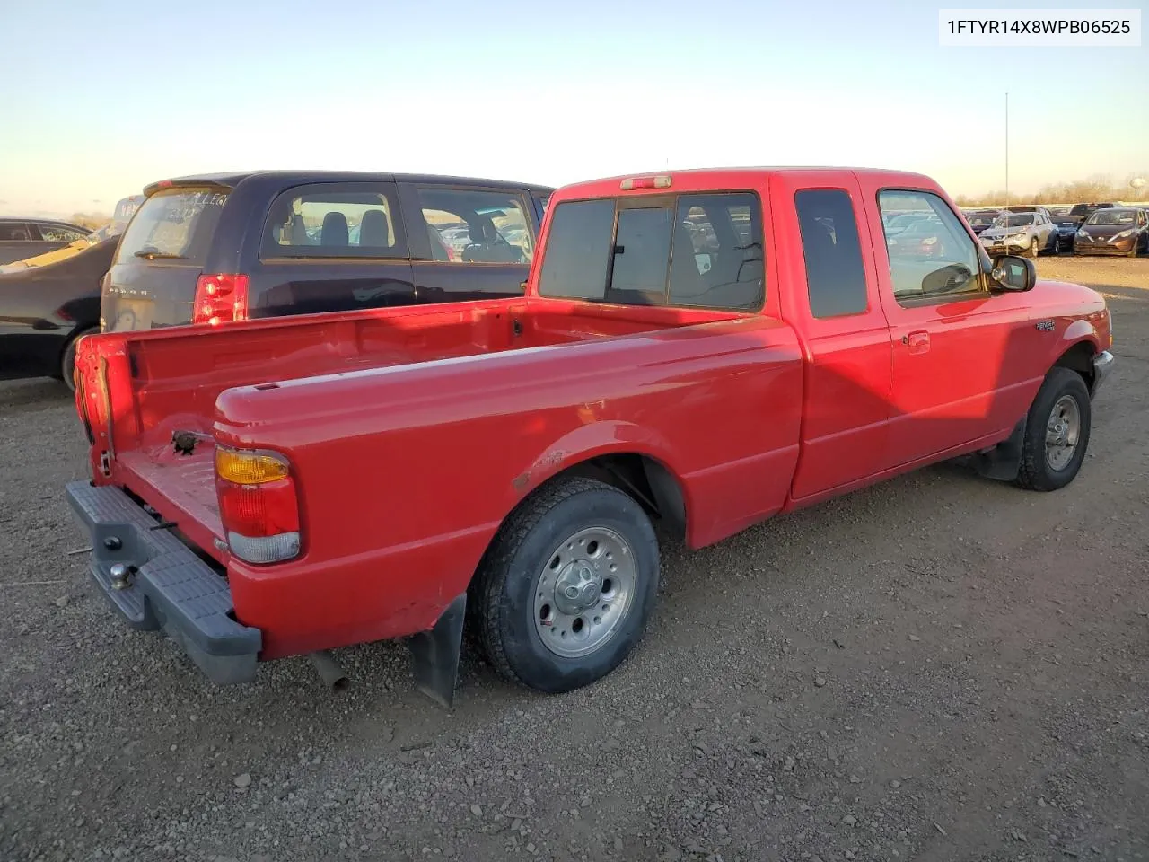 1998 Ford Ranger Super Cab VIN: 1FTYR14X8WPB06525 Lot: 80308694