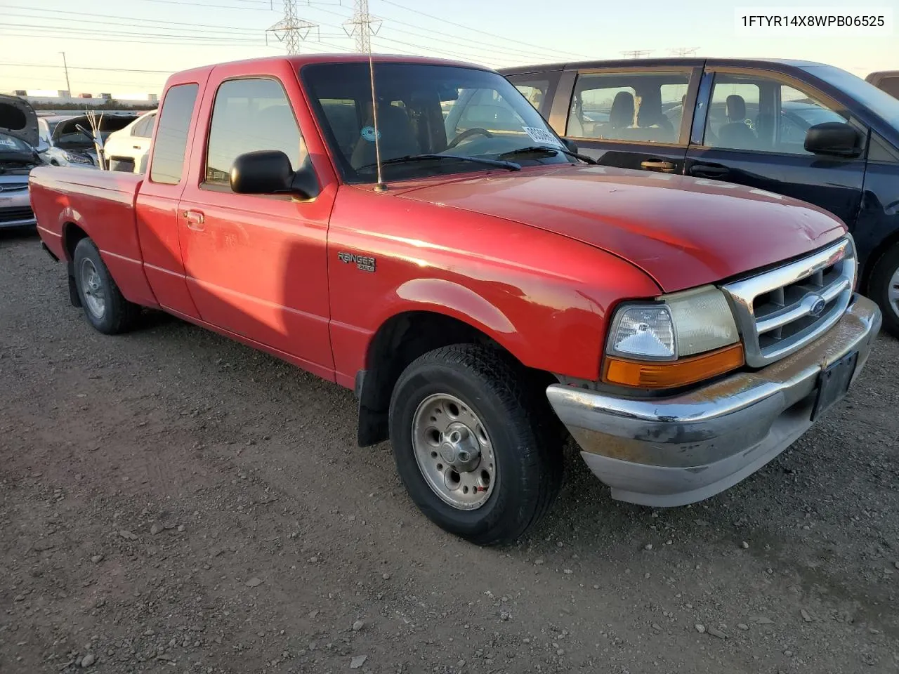 1998 Ford Ranger Super Cab VIN: 1FTYR14X8WPB06525 Lot: 80308694