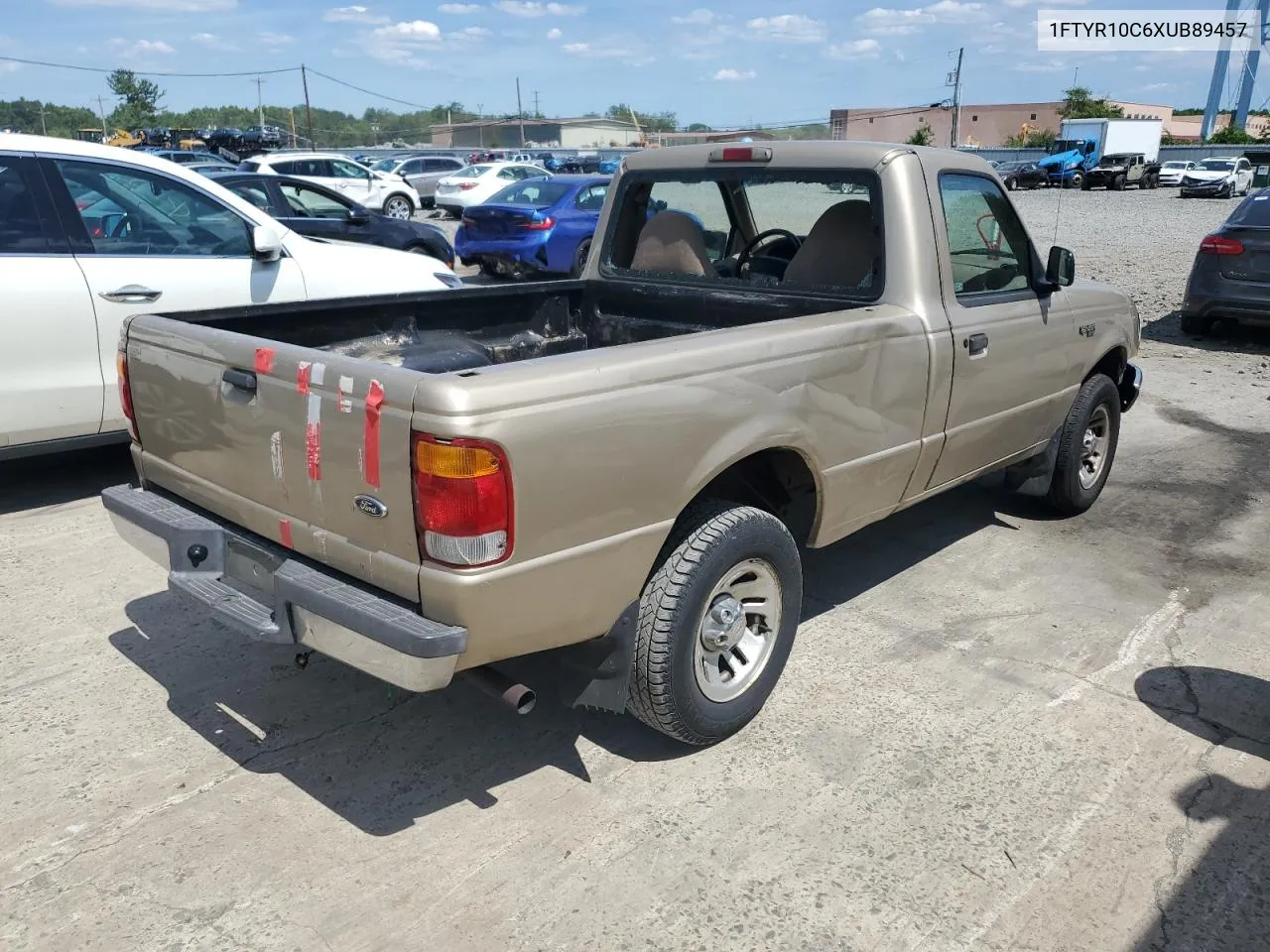 1999 Ford Ranger VIN: 1FTYR10C6XUB89457 Lot: 61083034