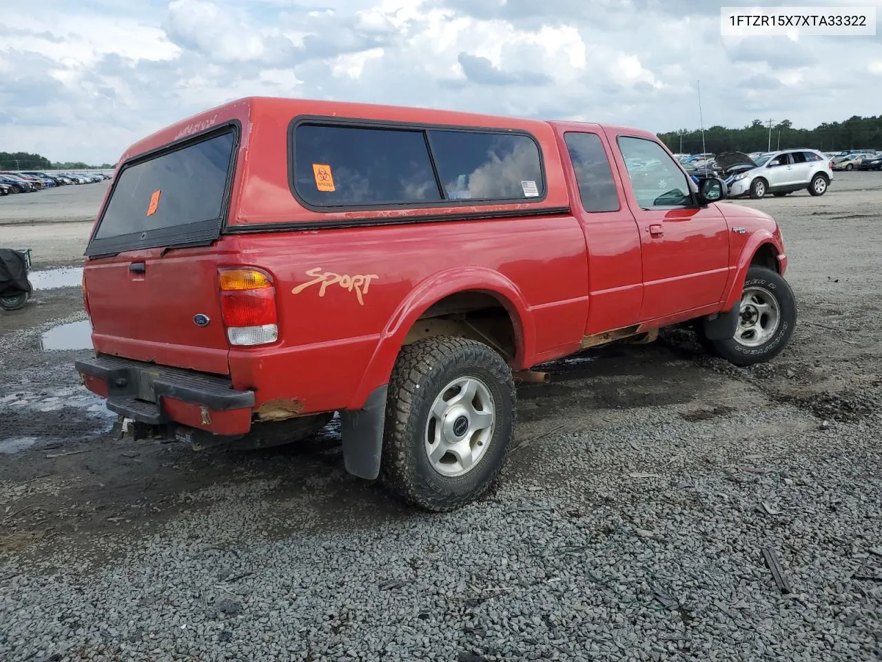 1999 Ford Ranger Super Cab VIN: 1FTZR15X7XTA33322 Lot: 66520744