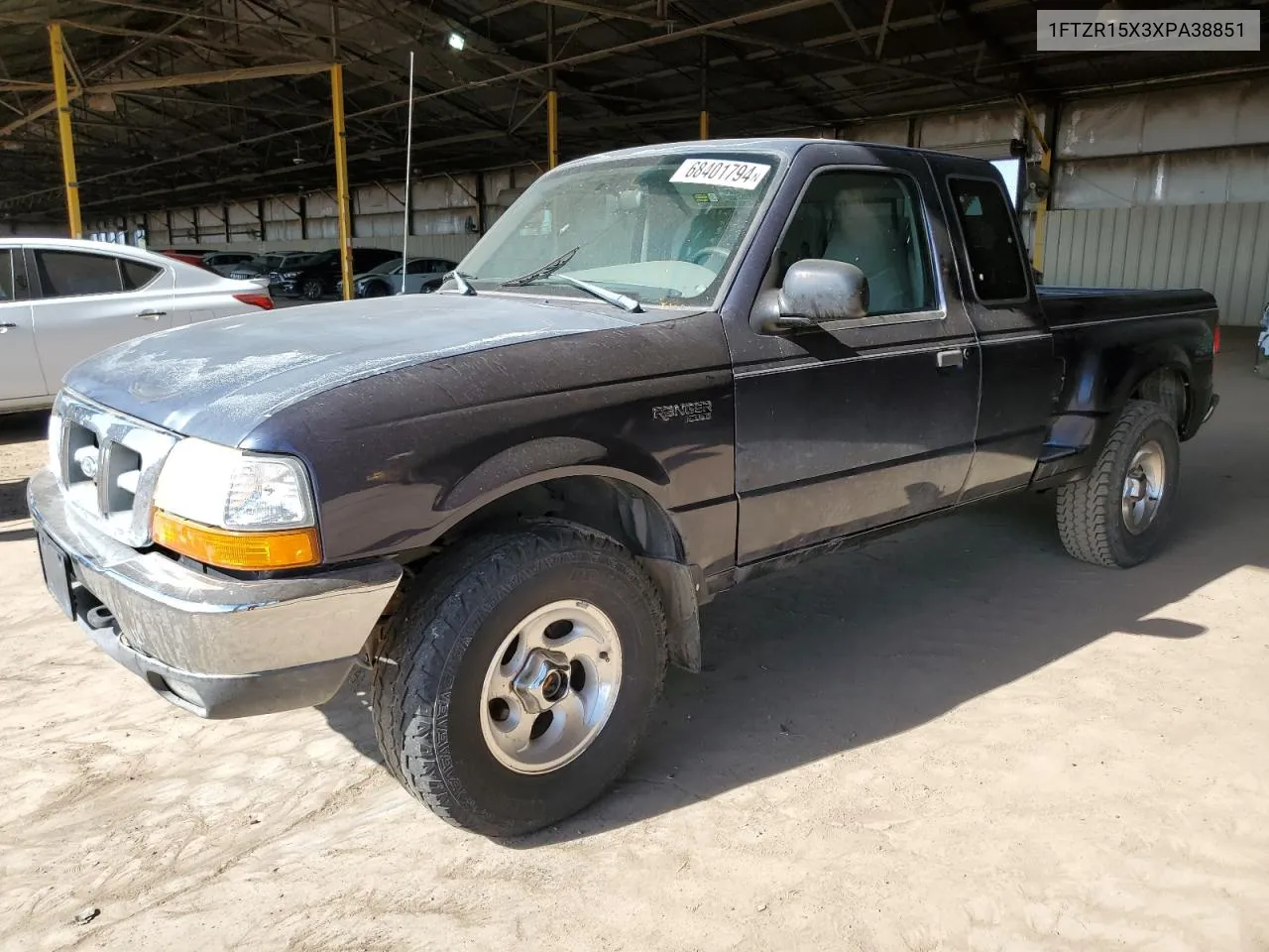 1999 Ford Ranger Super Cab VIN: 1FTZR15X3XPA38851 Lot: 68401794