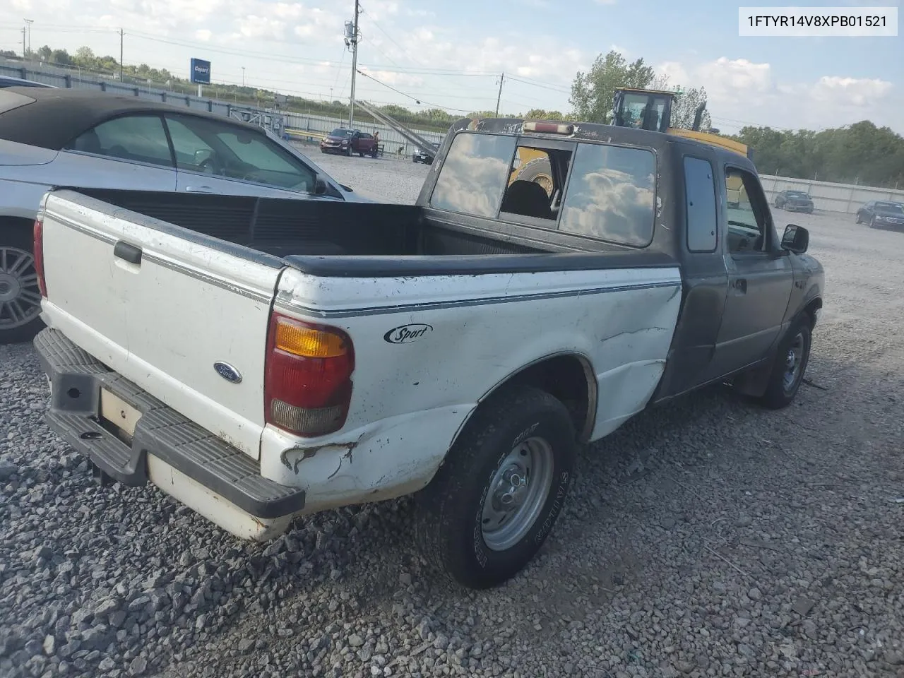 1999 Ford Ranger Super Cab VIN: 1FTYR14V8XPB01521 Lot: 70777264