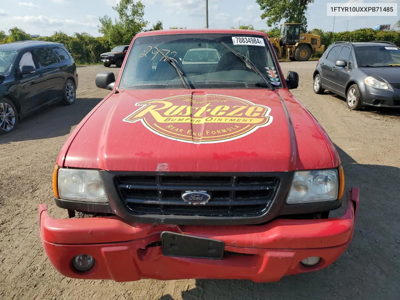 1999 Ford Ranger VIN: 1FTYR10UXXPB71485 Lot: 70834984