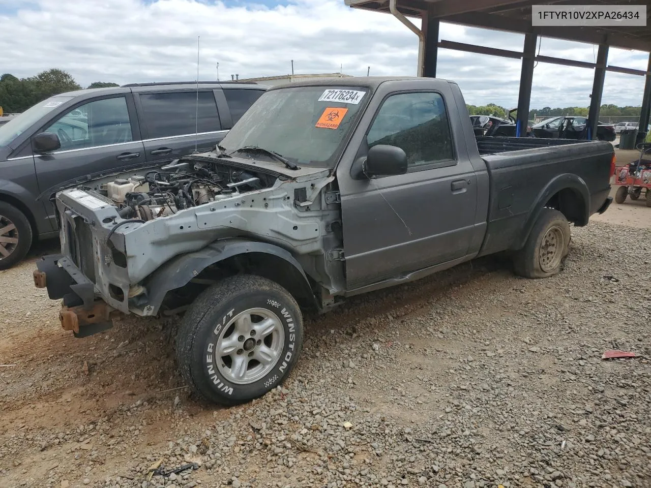 1999 Ford Ranger VIN: 1FTYR10V2XPA26434 Lot: 72176234