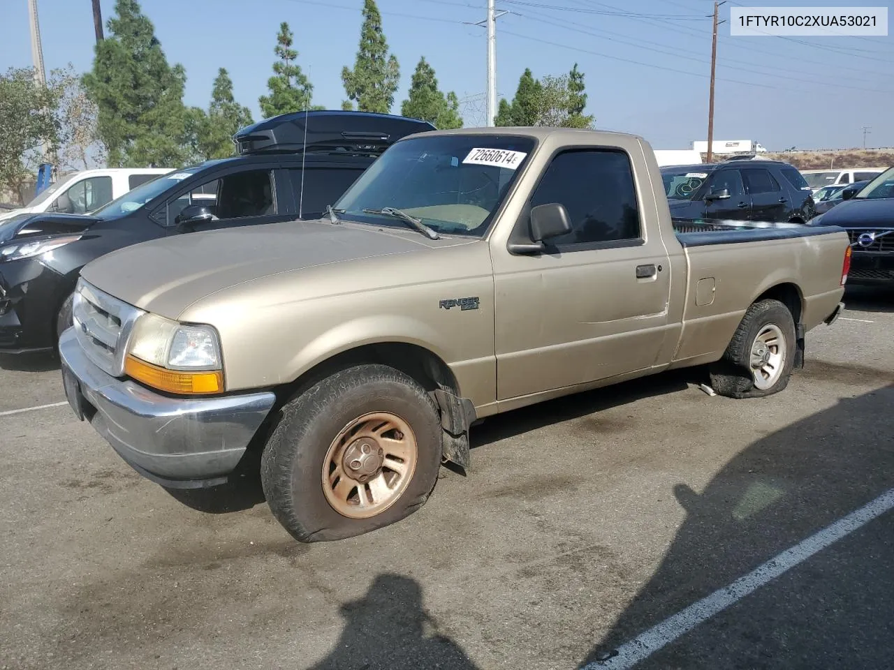 1999 Ford Ranger VIN: 1FTYR10C2XUA53021 Lot: 72660614