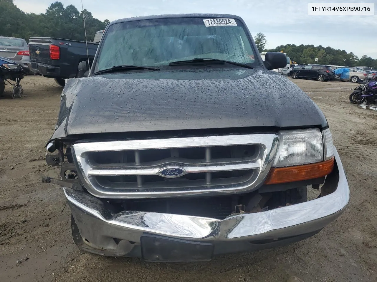 1999 Ford Ranger Super Cab VIN: 1FTYR14V6XPB90716 Lot: 72830924