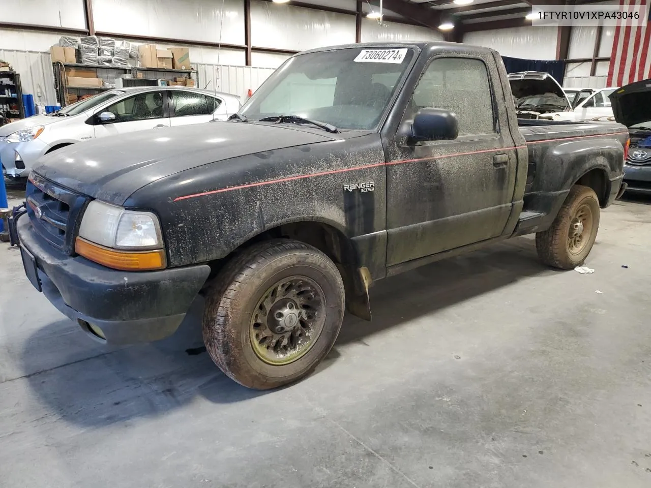 1999 Ford Ranger VIN: 1FTYR10V1XPA43046 Lot: 73060274