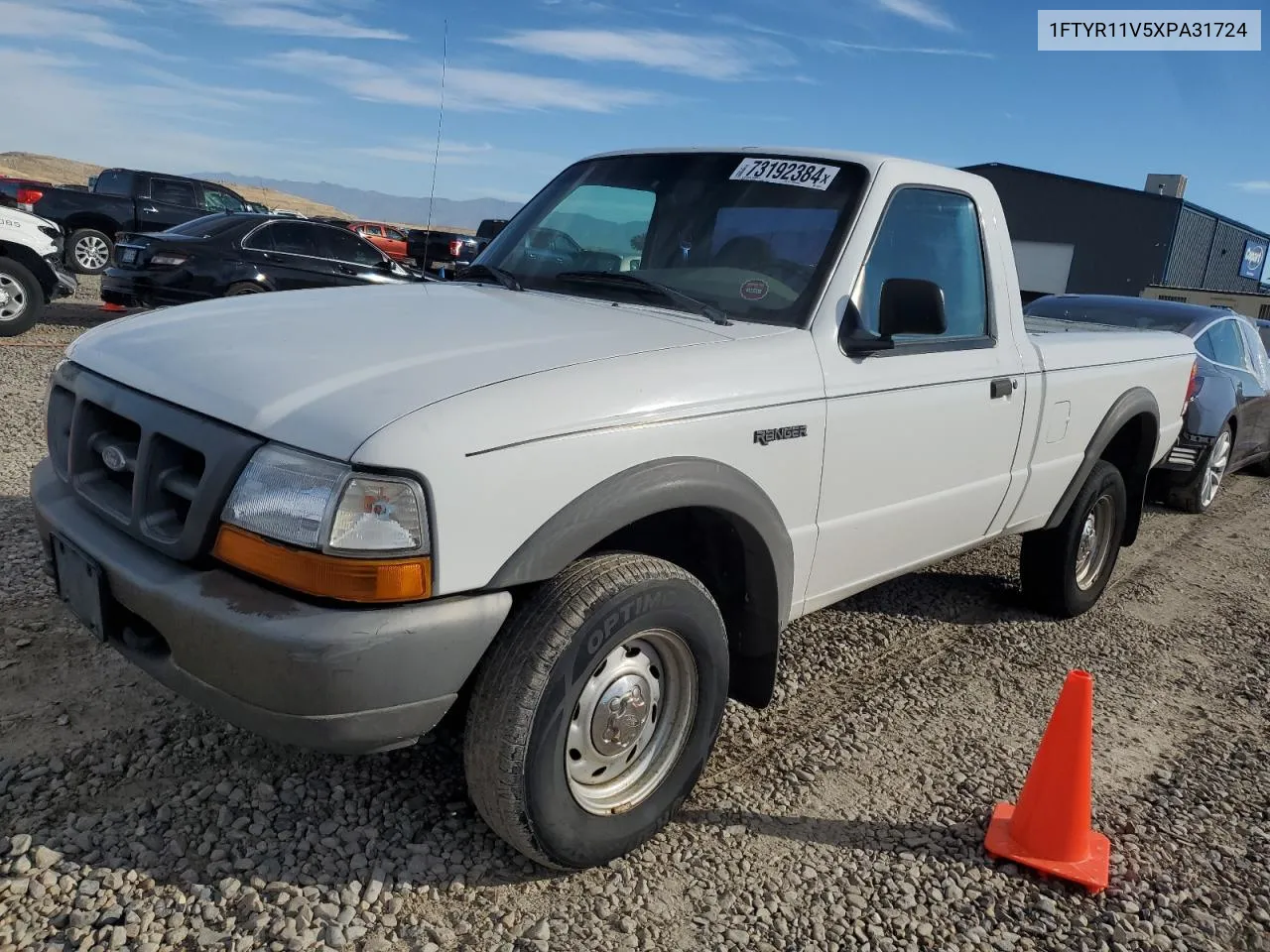 1999 Ford Ranger VIN: 1FTYR11V5XPA31724 Lot: 73192384