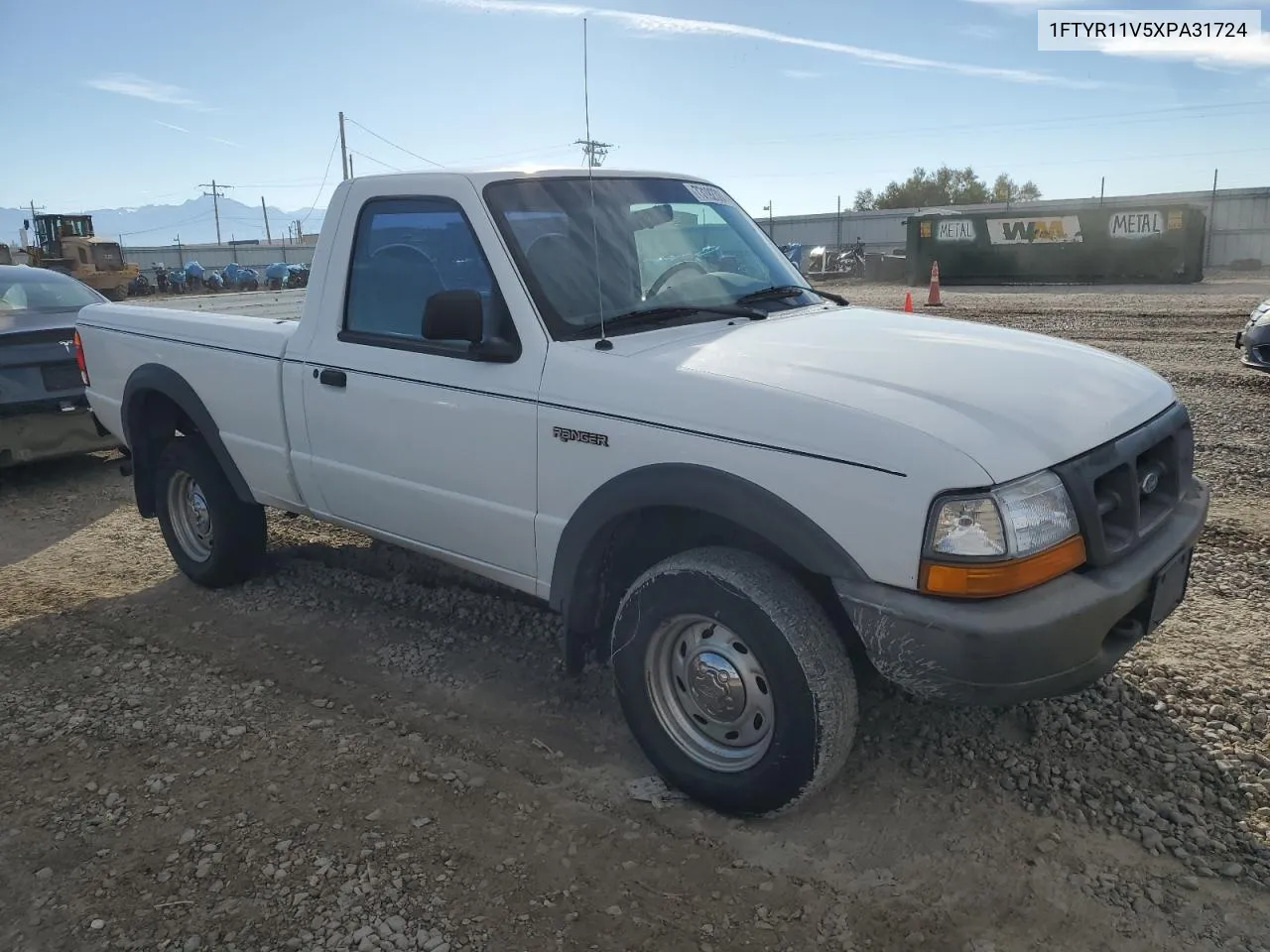 1999 Ford Ranger VIN: 1FTYR11V5XPA31724 Lot: 73192384