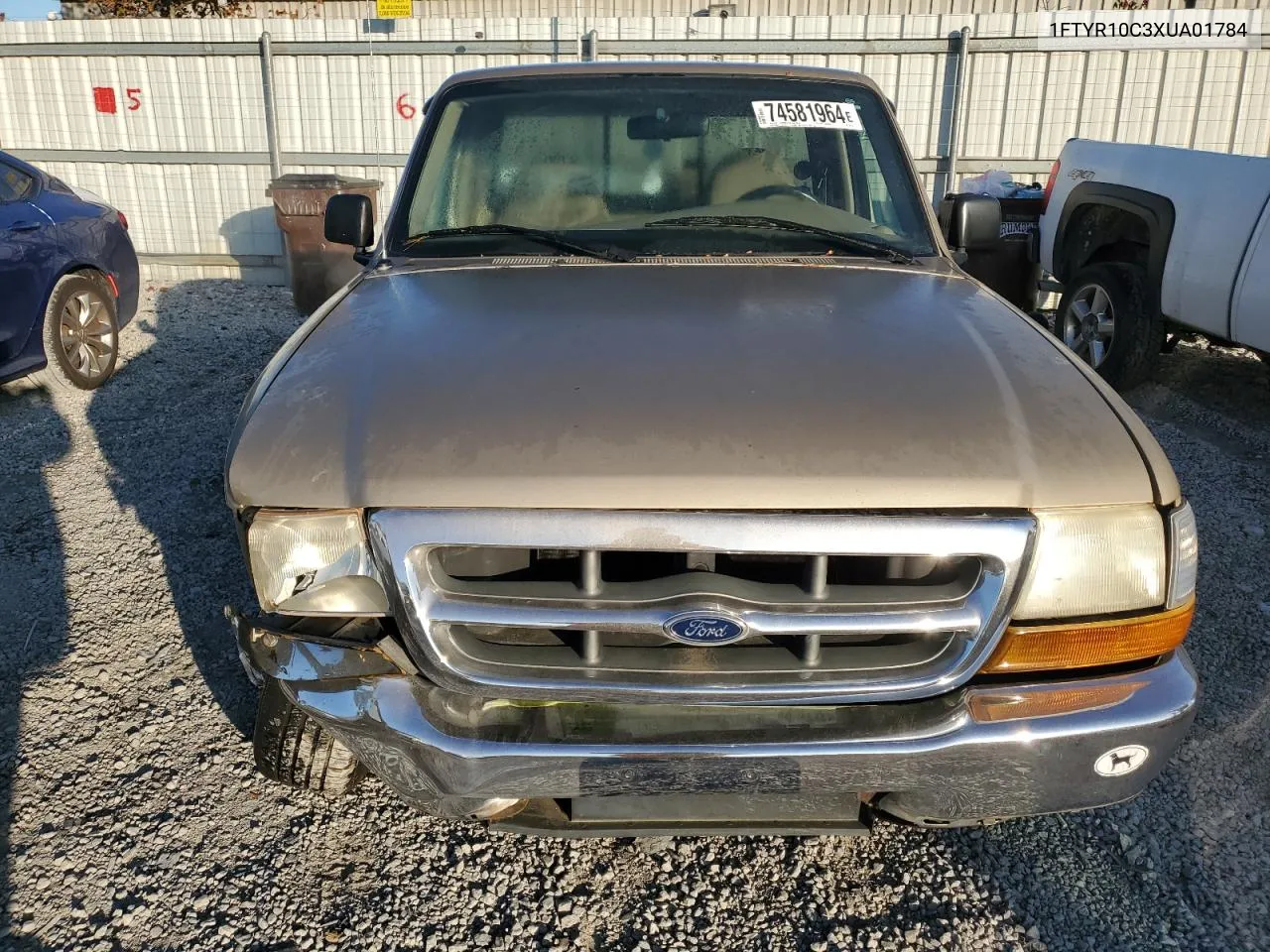 1999 Ford Ranger VIN: 1FTYR10C3XUA01784 Lot: 74581964