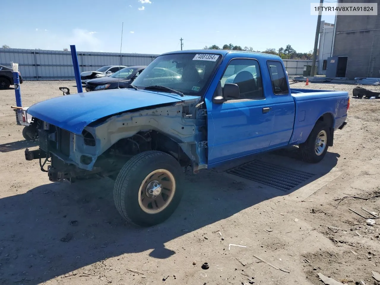 1999 Ford Ranger Super Cab VIN: 1FTYR14V8XTA91824 Lot: 74881354