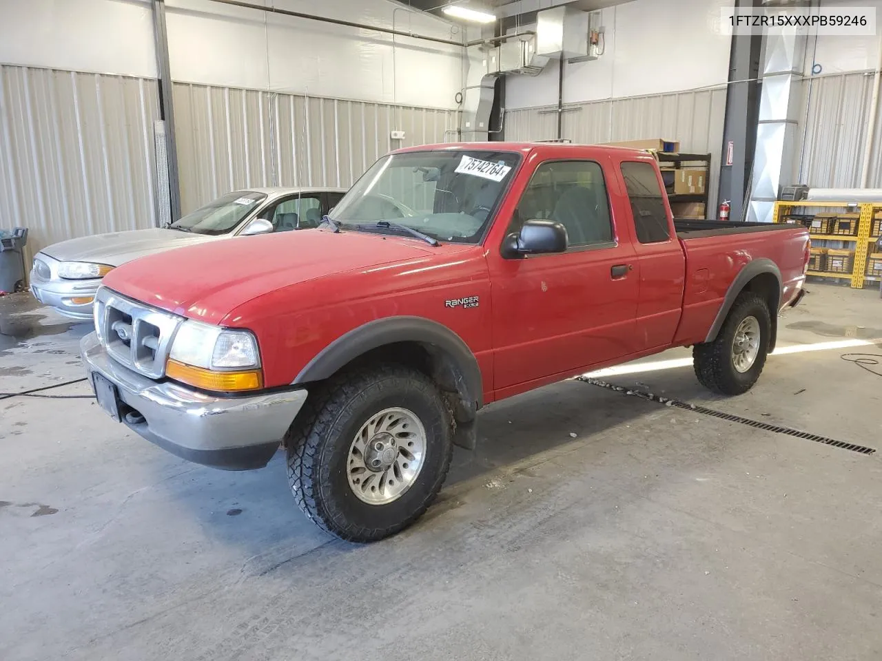 1999 Ford Ranger Super Cab VIN: 1FTZR15XXXPB59246 Lot: 75742764