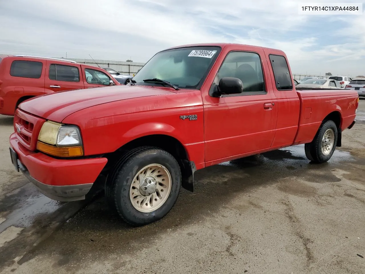 1999 Ford Ranger Super Cab VIN: 1FTYR14C1XPA44884 Lot: 75789964