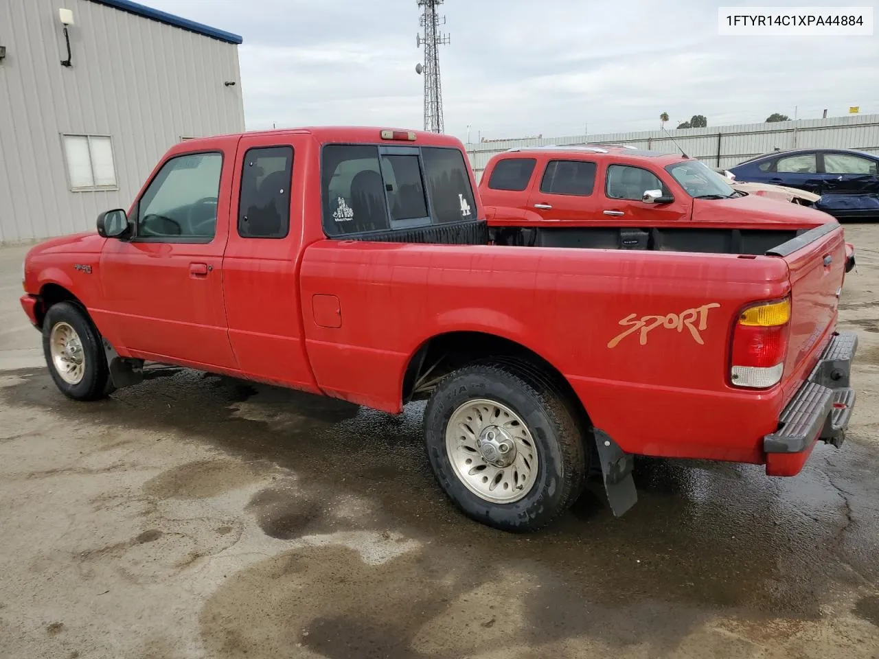 1999 Ford Ranger Super Cab VIN: 1FTYR14C1XPA44884 Lot: 75789964