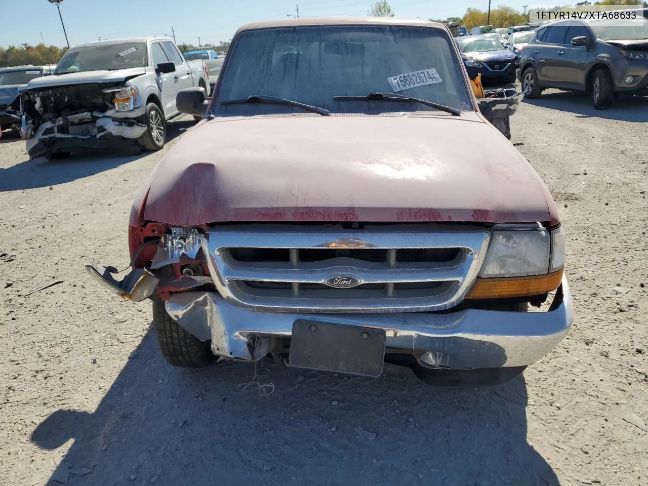 1999 Ford Ranger Super Cab VIN: 1FTYR14V7XTA68633 Lot: 75882674