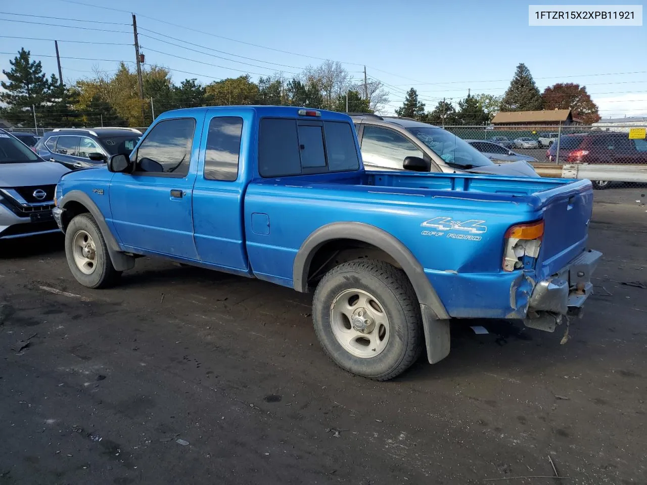 1999 Ford Ranger Super Cab VIN: 1FTZR15X2XPB11921 Lot: 76707834