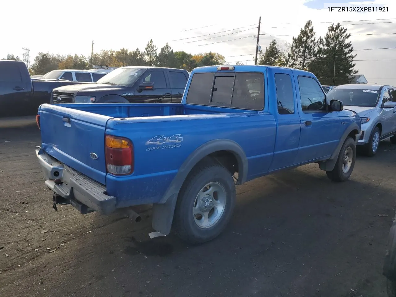 1999 Ford Ranger Super Cab VIN: 1FTZR15X2XPB11921 Lot: 76707834