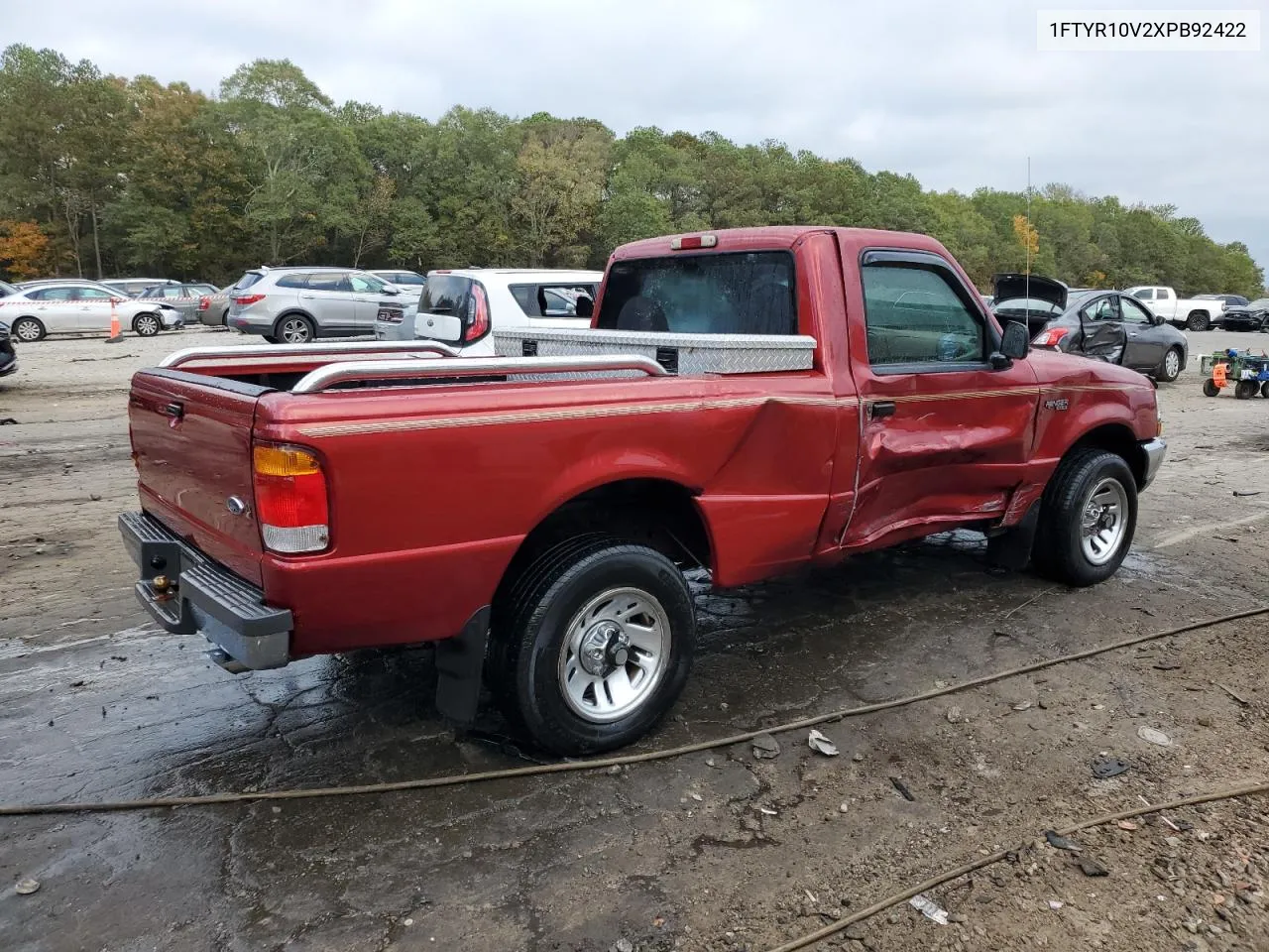 1999 Ford Ranger VIN: 1FTYR10V2XPB92422 Lot: 77678094