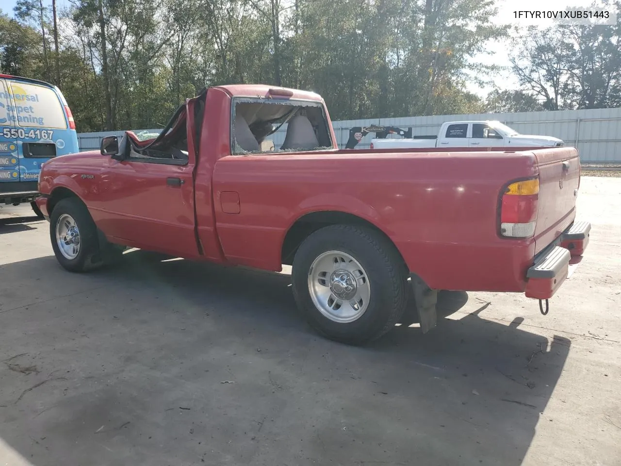 1999 Ford Ranger VIN: 1FTYR10V1XUB51443 Lot: 78136774