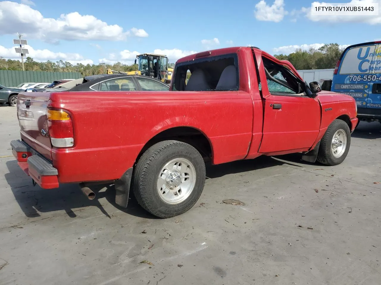 1999 Ford Ranger VIN: 1FTYR10V1XUB51443 Lot: 78136774