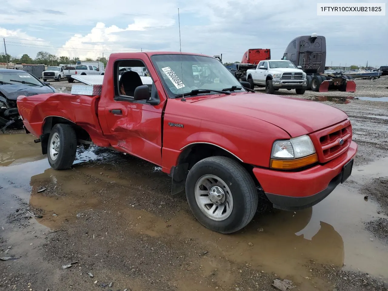 1999 Ford Ranger VIN: 1FTYR10CXXUB21825 Lot: 78500894