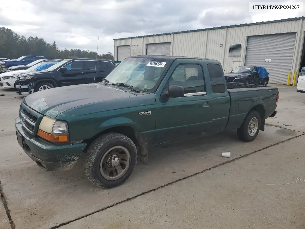 1999 Ford Ranger Super Cab VIN: 1FTYR14V9XPC04267 Lot: 80008674