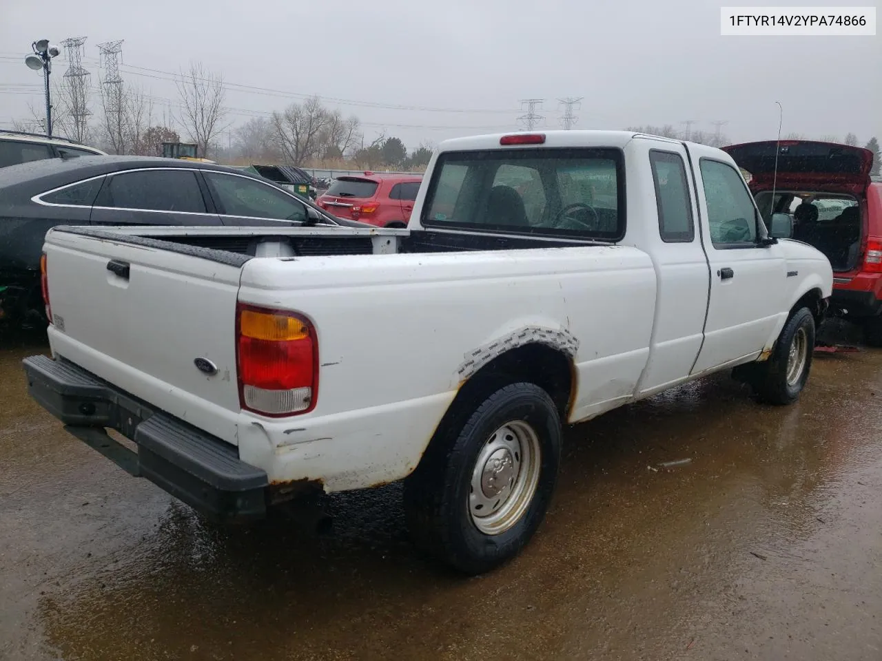 2000 Ford Ranger Super Cab VIN: 1FTYR14V2YPA74866 Lot: 46070894