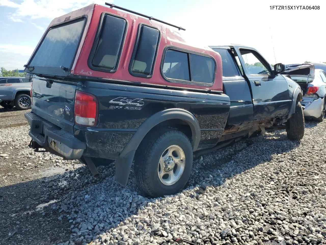 2000 Ford Ranger Super Cab VIN: 1FTZR15X1YTA06408 Lot: 56631474