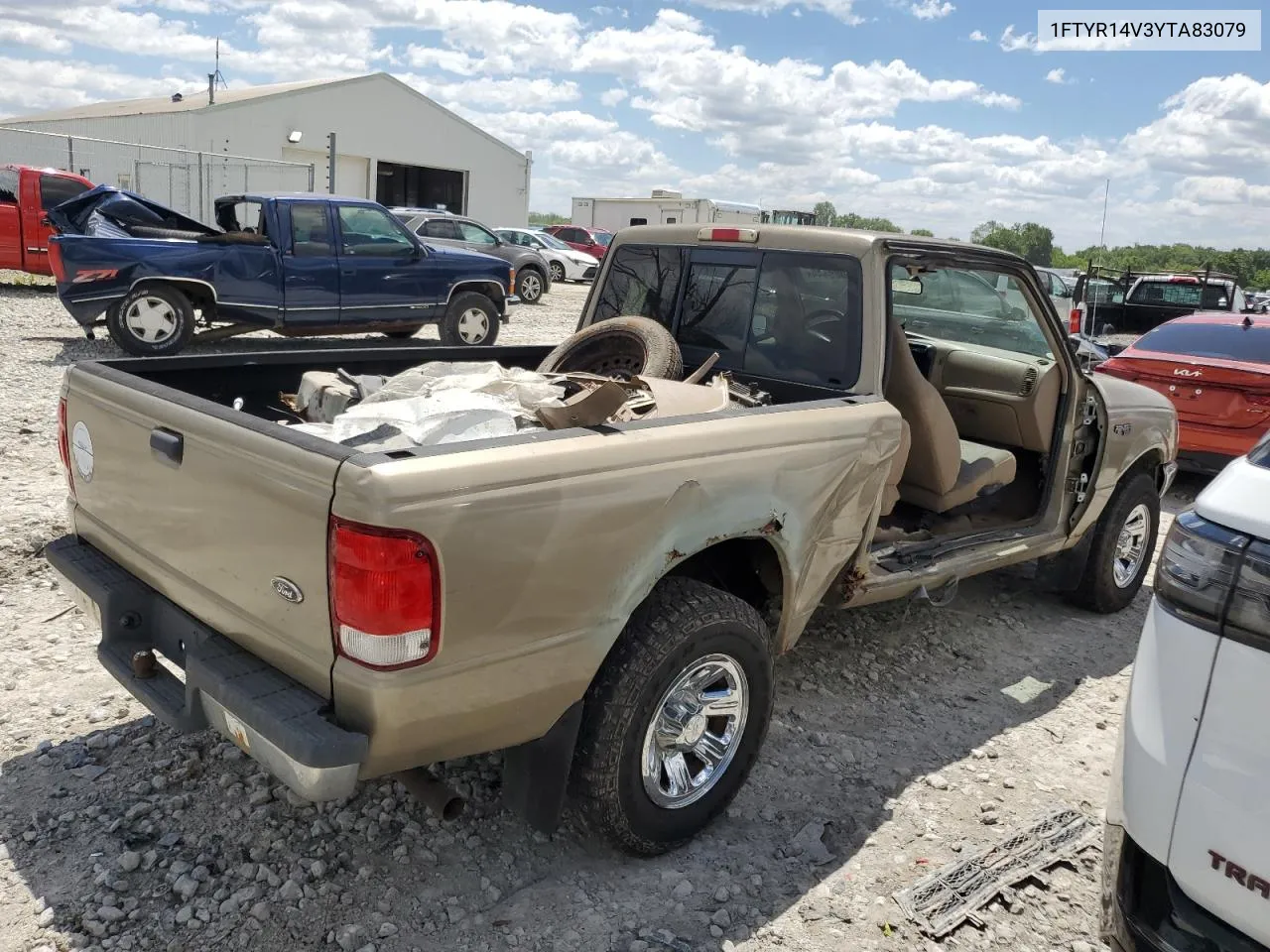 2000 Ford Ranger Super Cab VIN: 1FTYR14V3YTA83079 Lot: 58089444